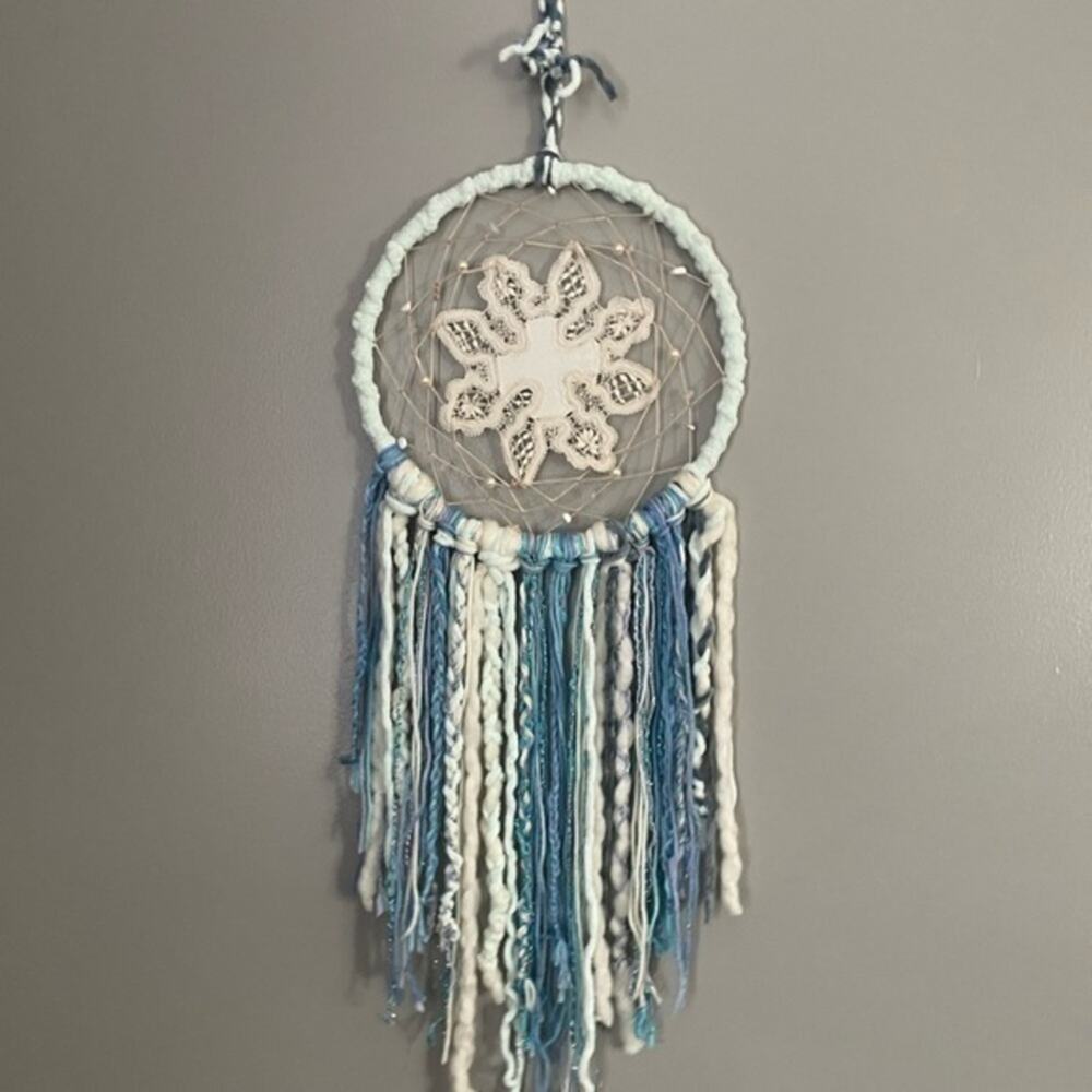 Boho Dreamcatcher Handmade Wall Decor Accent Piece crochet